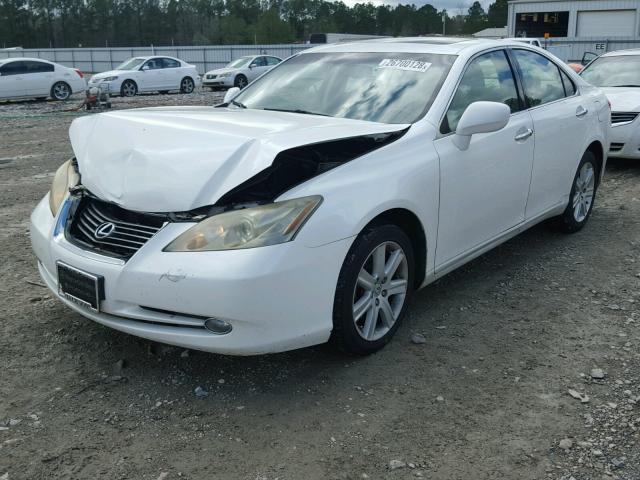 JTHBJ46G872027977 - 2007 LEXUS ES 350 WHITE photo 2