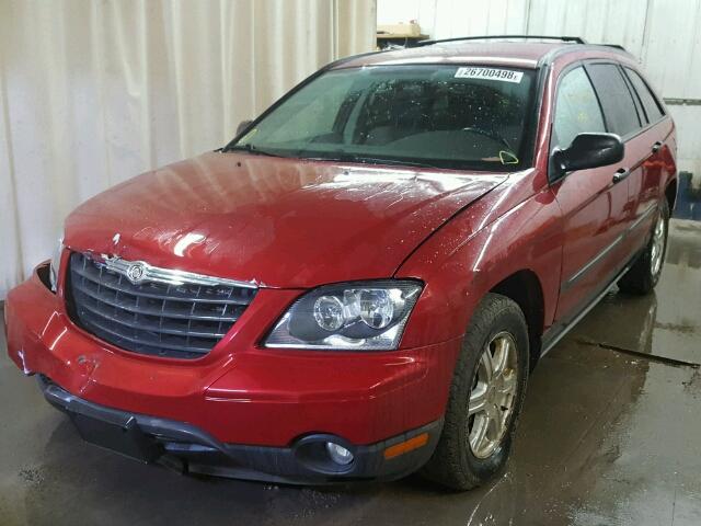 2C4GF48445R510442 - 2005 CHRYSLER PACIFICA RED photo 2