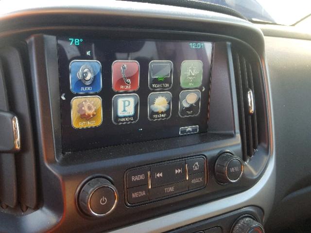 1GCPTCE19G1325291 - 2016 CHEVROLET COLORADO L BLUE photo 9