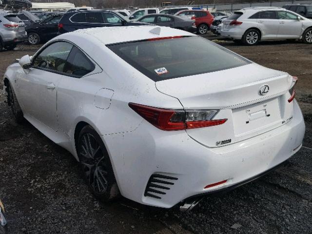 JTHHA5BC7H5006184 - 2017 LEXUS RC 200T WHITE photo 3