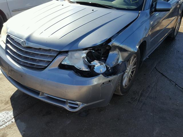 1C3LC56R88N225552 - 2008 CHRYSLER SEBRING TO SILVER photo 9