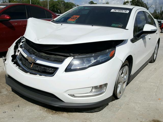 1G1RA6E48DU138766 - 2013 CHEVROLET VOLT WHITE photo 2