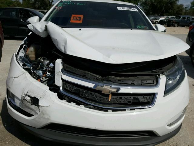 1G1RA6E48DU138766 - 2013 CHEVROLET VOLT WHITE photo 9