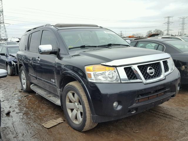 5N1AA08C68N633337 - 2008 NISSAN ARMADA SE BLACK photo 1