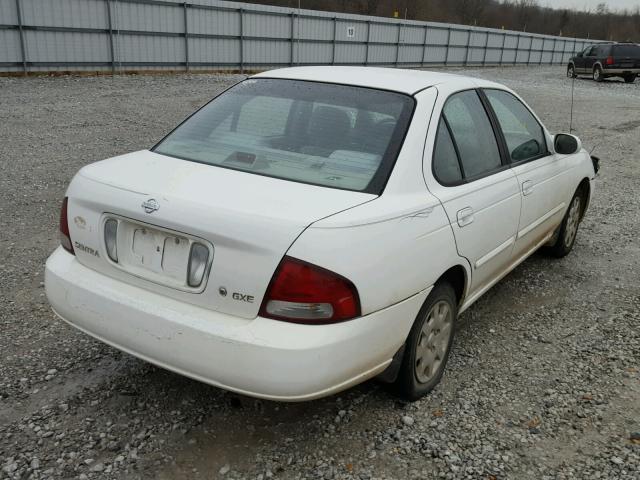 3N1CB51DX2L673652 - 2002 NISSAN SENTRA XE WHITE photo 4