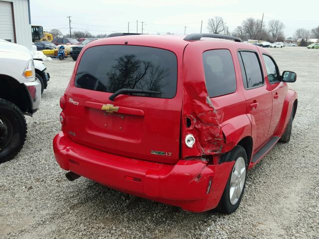 3GNBABFUXBS514811 - 2011 CHEVROLET HHR LT RED photo 4