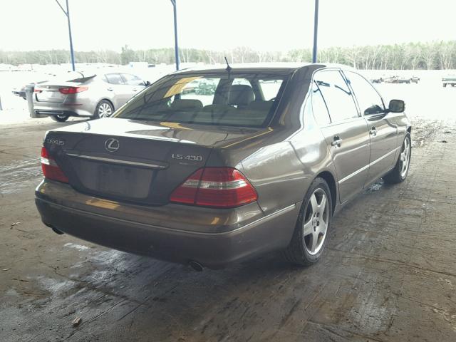 JTHBN36F465039174 - 2006 LEXUS LS 430 BROWN photo 4