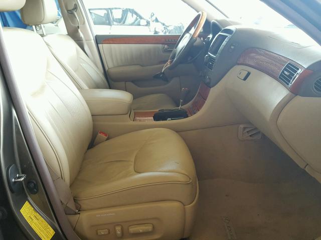 JTHBN36F465039174 - 2006 LEXUS LS 430 BROWN photo 5