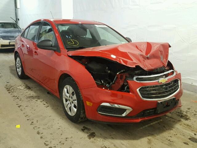 1G1PA5SG8F7101105 - 2015 CHEVROLET CRUZE LS RED photo 1