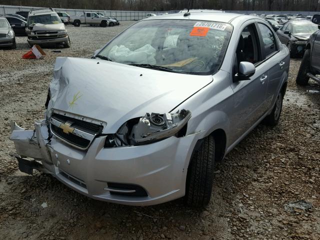 KL1TD5DE7BB190317 - 2011 CHEVROLET AVEO LS SILVER photo 2