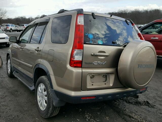 JHLRD78946C024870 - 2006 HONDA CR-V SE GOLD photo 3