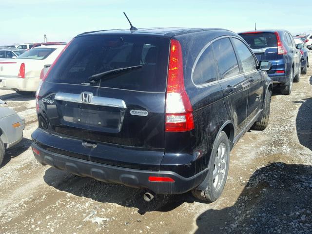 JHLRE485X8C041555 - 2008 HONDA CR-V EX BLACK photo 4