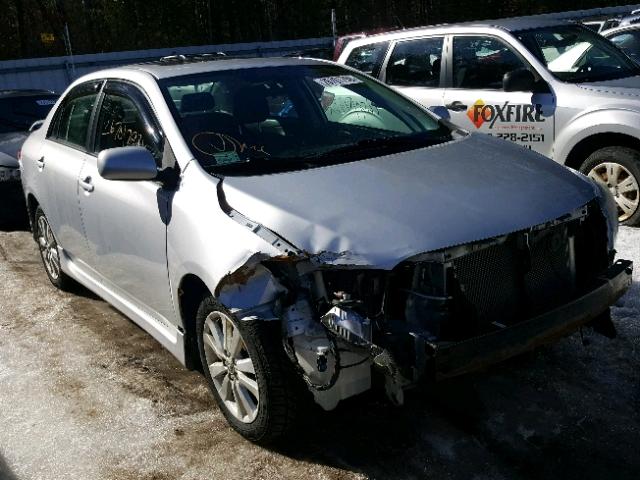 2T1BU40E79C092226 - 2009 TOYOTA COROLLA BA SILVER photo 1