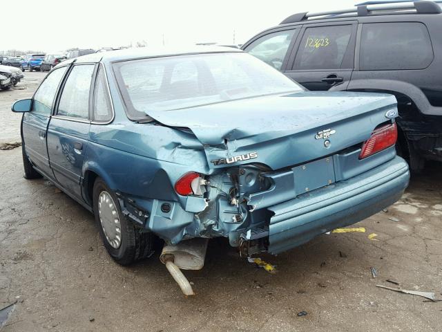 1FACP52U1PG251459 - 1993 FORD TAURUS GL TEAL photo 3