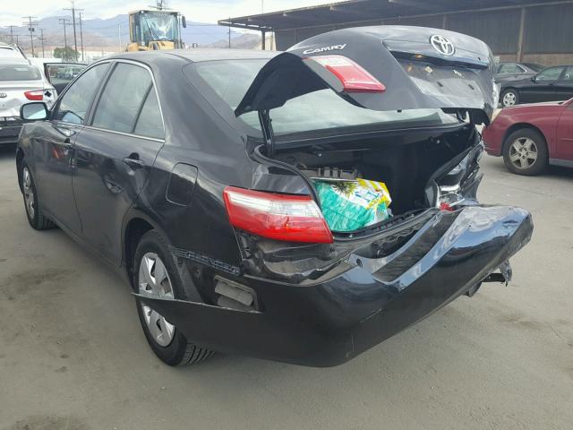 4T1BE46K58U256855 - 2008 TOYOTA CAMRY CE BLACK photo 3