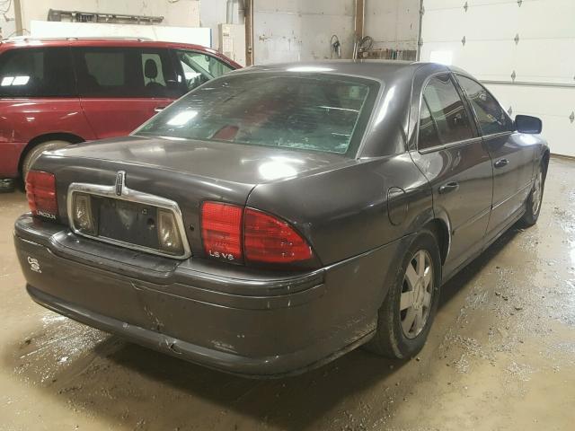 1LNHM87A62Y663769 - 2002 LINCOLN LS GRAY photo 4