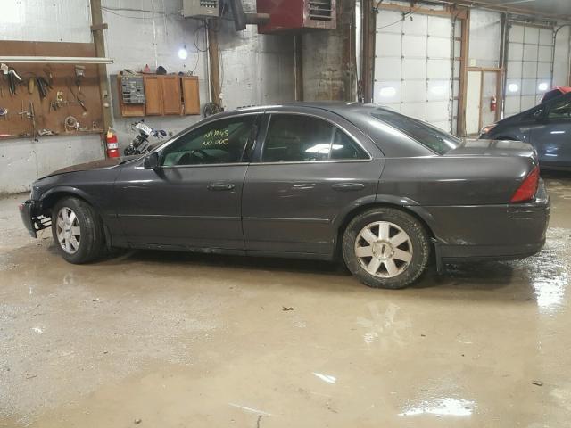 1LNHM87A62Y663769 - 2002 LINCOLN LS GRAY photo 9