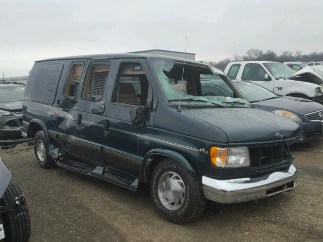 1FDRE14L0YHA39859 - 2000 FORD ECONOLINE GREEN photo 1