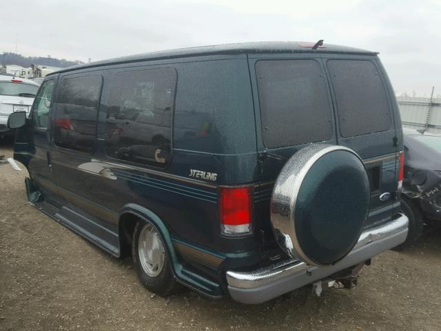 1FDRE14L0YHA39859 - 2000 FORD ECONOLINE GREEN photo 3