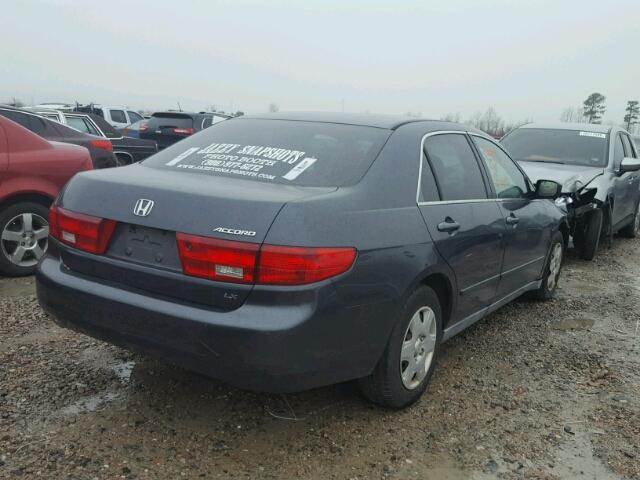 1HGCM56405A045600 - 2005 HONDA ACCORD LX GRAY photo 4