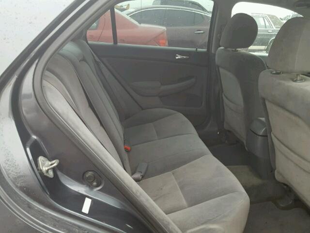 1HGCM56405A045600 - 2005 HONDA ACCORD LX GRAY photo 6