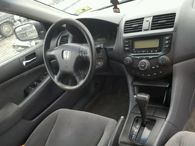 1HGCM56405A045600 - 2005 HONDA ACCORD LX GRAY photo 9