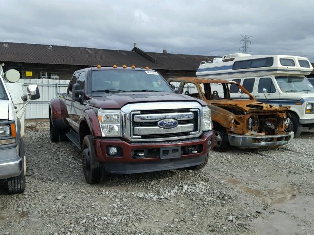 1FT8W4DT1GED10748 - 2016 FORD F450 SUPER BURGUNDY photo 1