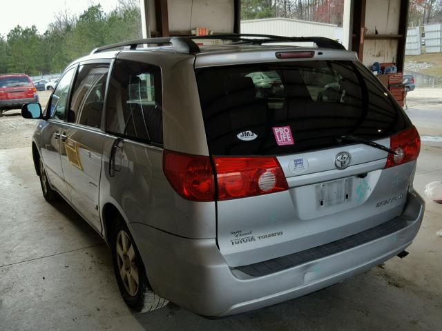 5TDZK23C57S094595 - 2007 TOYOTA SIENNA CE SILVER photo 3