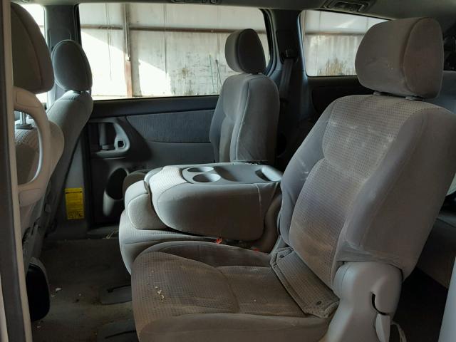 5TDZK23C57S094595 - 2007 TOYOTA SIENNA CE SILVER photo 6