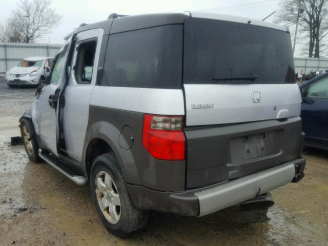 5J6YH18583L002092 - 2003 HONDA ELEMENT EX SILVER photo 3