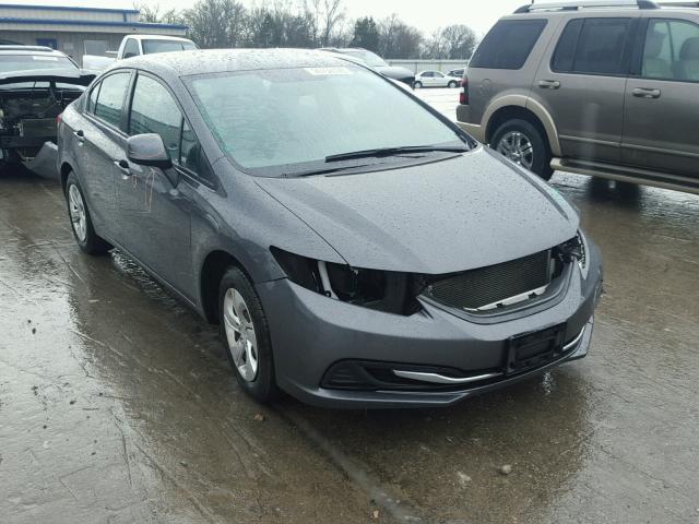 2HGFB2F52DH575285 - 2013 HONDA CIVIC LX CHARCOAL photo 1