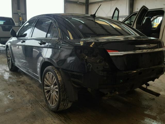 1C3CCBABXCN262524 - 2012 CHRYSLER 200 LX BLACK photo 3