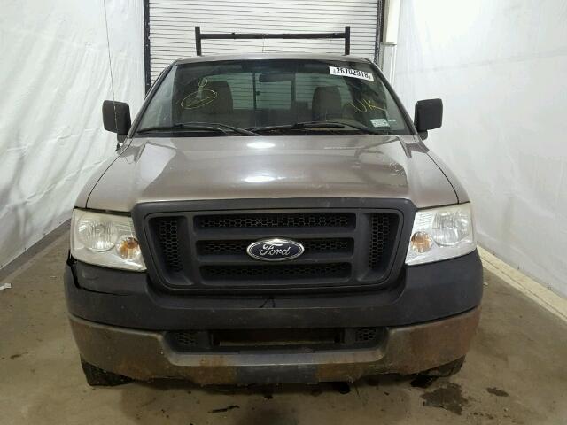 1FTRF12225NB11279 - 2005 FORD F150 TAN photo 9