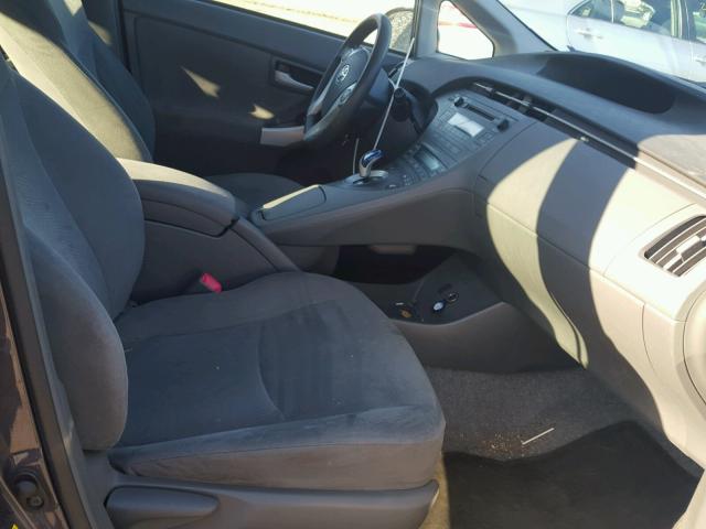 JTDKN3DU2A0023614 - 2010 TOYOTA PRIUS GRAY photo 5