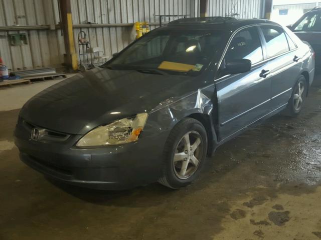 1HGCM56855A018282 - 2005 HONDA ACCORD EX GRAY photo 2