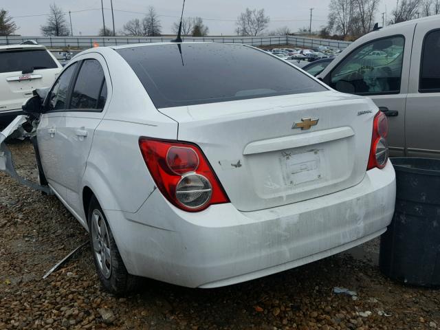 1G1JA5SH3E4197627 - 2014 CHEVROLET SONIC LS 白色 照片 3