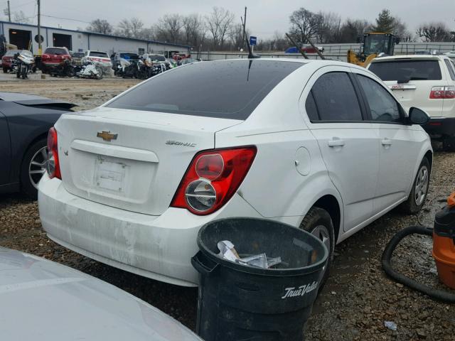 1G1JA5SH3E4197627 - 2014 CHEVROLET SONIC LS 白色 照片 4