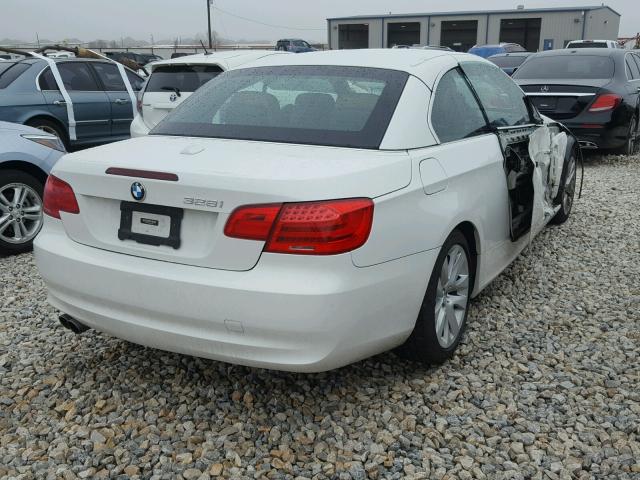 WBADW7C56DE731067 - 2013 BMW 328 I SULE WHITE photo 4