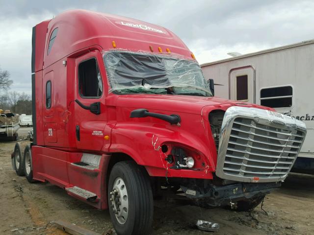 1FUJGLDR9DLFJ9445 - 2013 FREIGHTLINER CASCADIA 1 RED photo 1