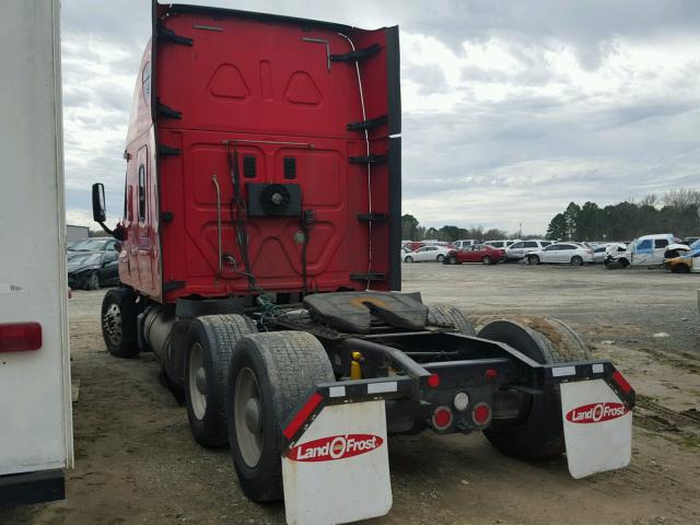 1FUJGLDR9DLFJ9445 - 2013 FREIGHTLINER CASCADIA 1 RED photo 3