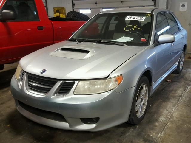 JF4GG22645H055477 - 2005 SAAB 9-2 AERO SILVER photo 2