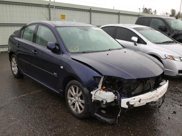 JM1BK323181151267 - 2008 MAZDA 3 S BLUE photo 1