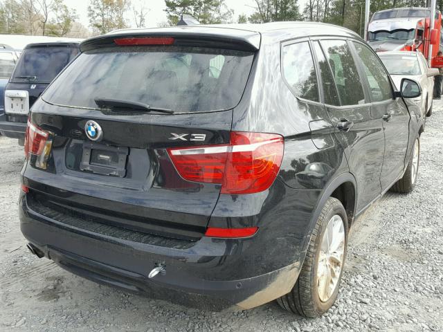 5UXWZ7C56H0U46874 - 2017 BMW X3 SDRIVE2 BLACK photo 4