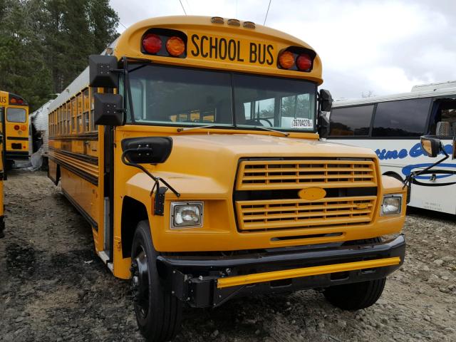 1FDXJ75C1PVA08558 - 1993 FORD BUS CHASSI YELLOW photo 1