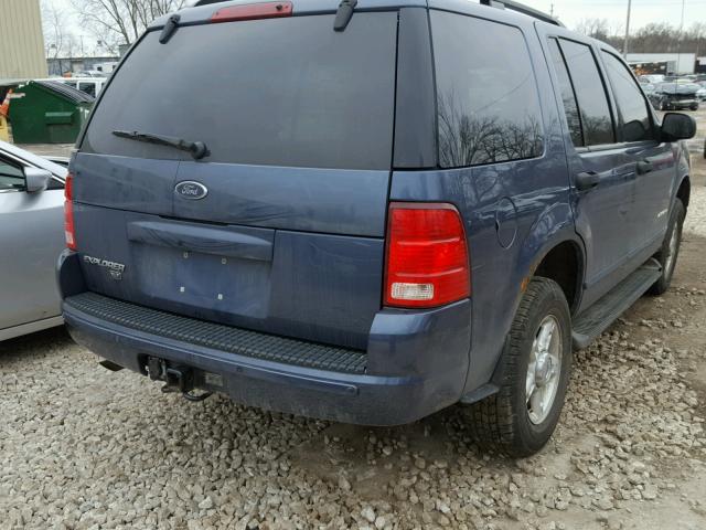 1FMDU73K64UC10110 - 2004 FORD EXPLORER X BLUE photo 4