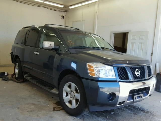 5N1AA08AX4N737967 - 2004 NISSAN ARMADA SE GREEN photo 1