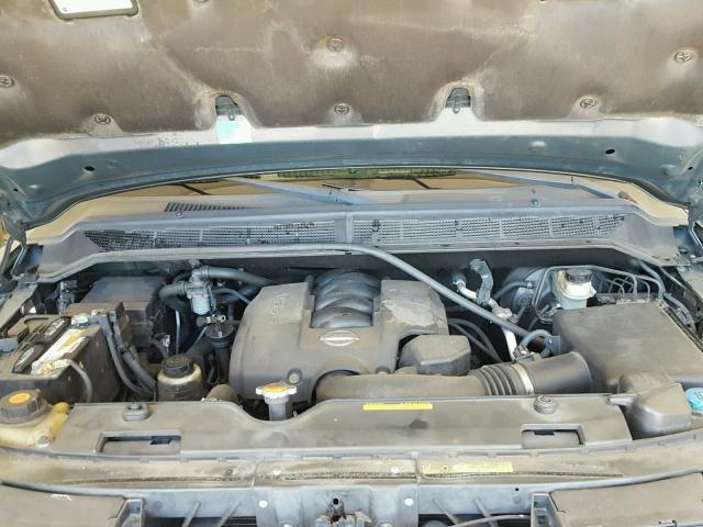 5N1AA08AX4N737967 - 2004 NISSAN ARMADA SE GREEN photo 7