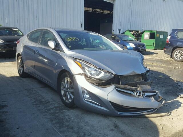 5NPDH4AE1FH572010 - 2015 HYUNDAI ELANTRA SE GRAY photo 1