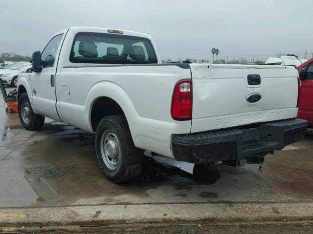 1FTBF2AT7CEB48262 - 2012 FORD F250 SUPER WHITE photo 3