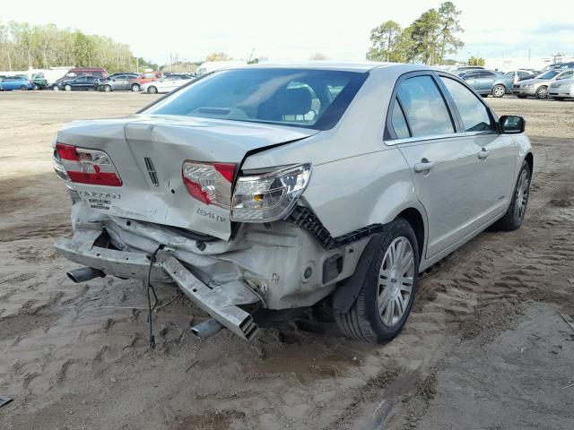 3LNHM261X6R642104 - 2006 LINCOLN ZEPHYR BEIGE photo 4